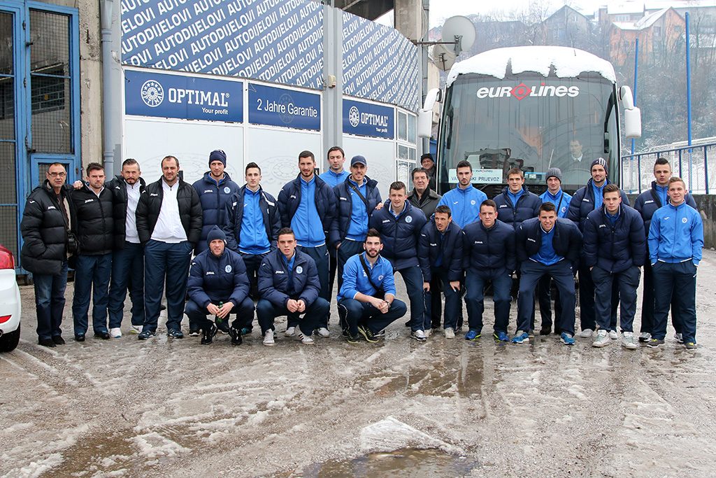 FOTO: Fudbaleri otputovali na drugi dio priprema u Međugorje