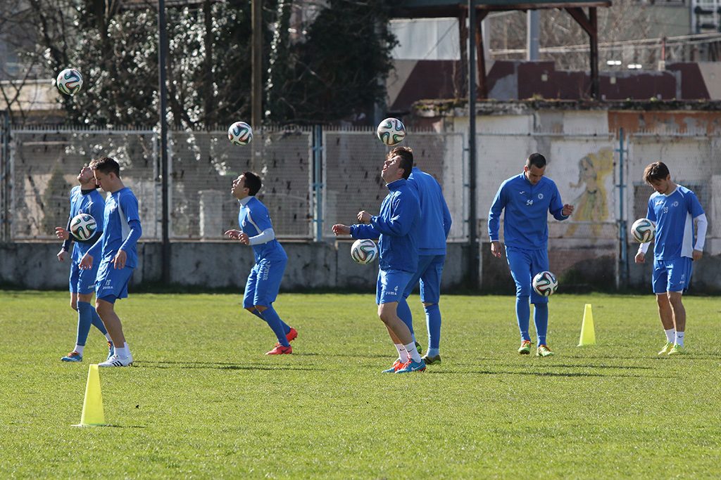 FOTO: Plavi odradili posljednji trening pred odlazak u Hercegovinu, Baždarević ih podržao