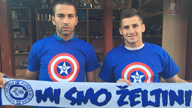 FOTO: Bevab i Nikolić se družili sa navijačima u Željinoj kućici