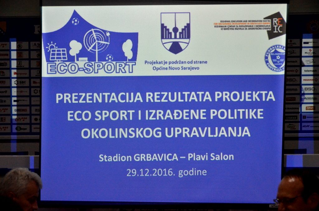 FK Željezničar prvi klub u regiji sa usvojenom okolinskom politikom