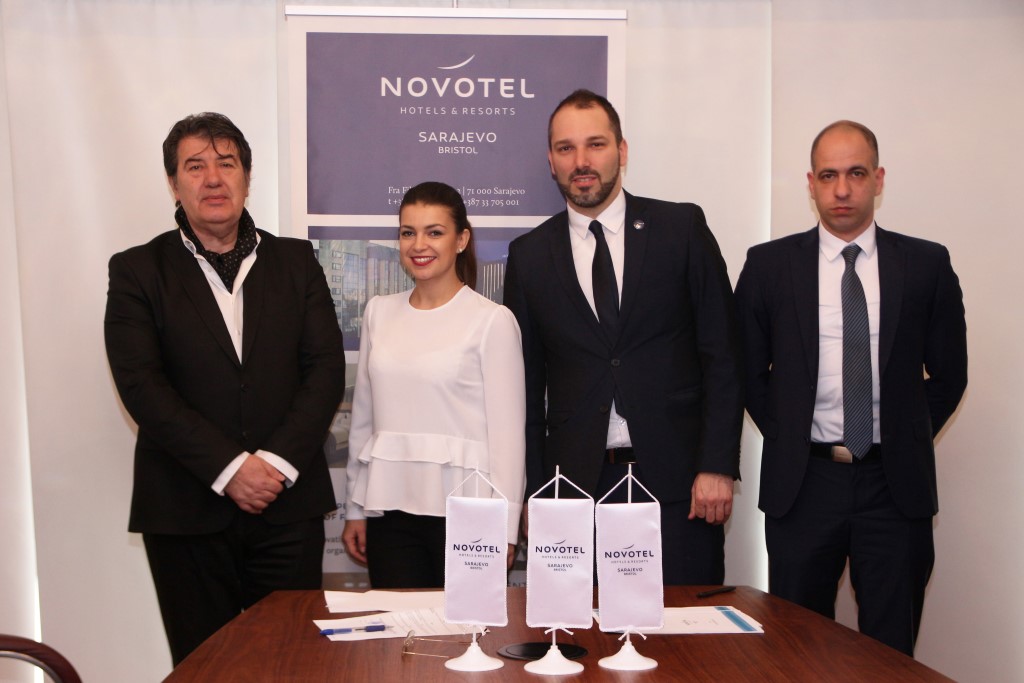 FOTO: FK Željezničar i hotel Novotel Sarajevo Bristol potpisali ugovor o saradnji