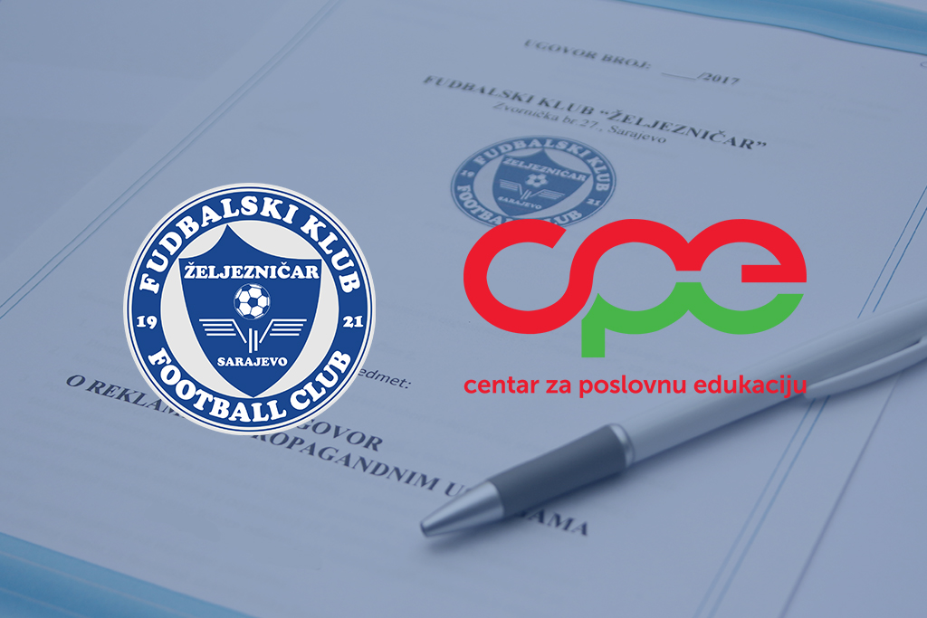 FK Željezničar i Centar za poslovnu edukaciju potpisali ugovor o saradnji