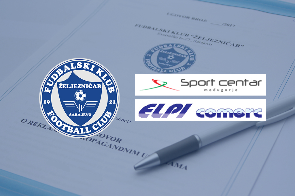 FK Željezničar produžio saradnju sa kompanijama ELPI Comerc i Sport Centar Circle