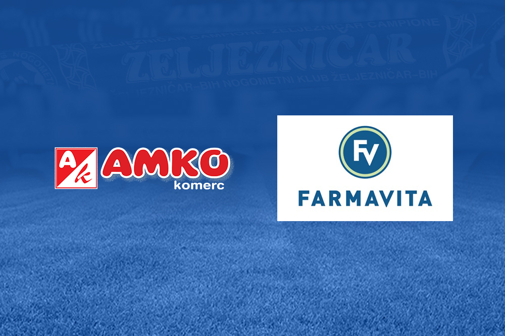FK Željezničar nastavlja saradnju s Amko komercom i Farmavitom