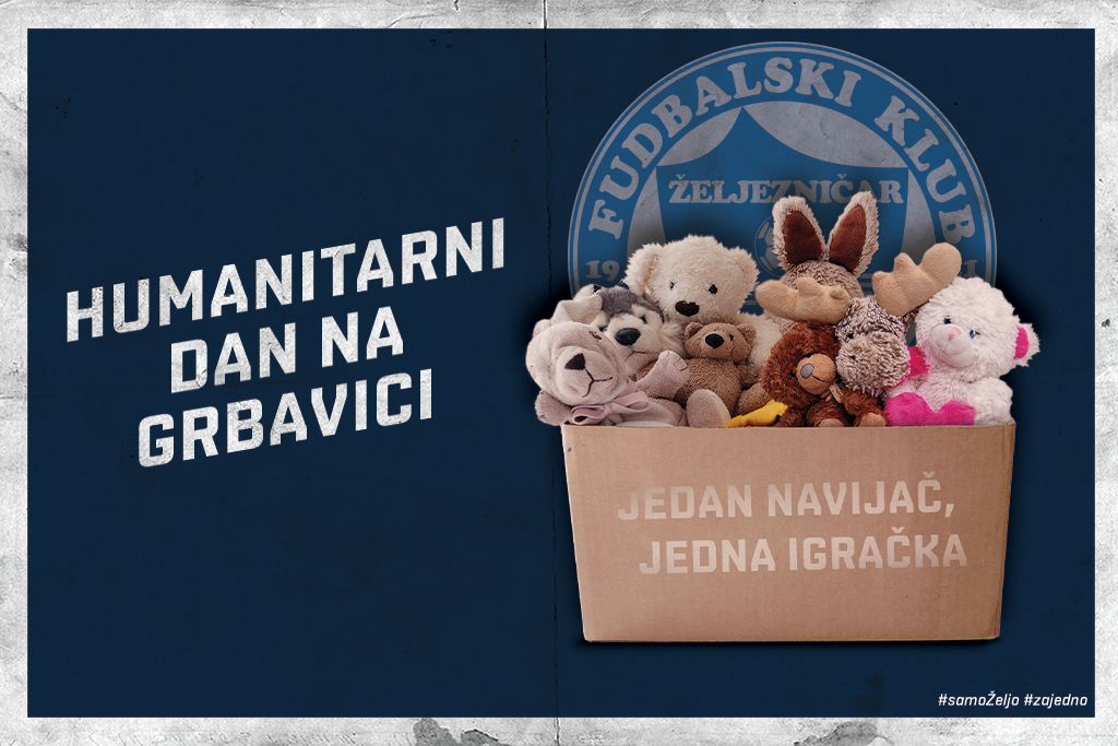 Humanitarni dan na Grbavici: Jedan navijač, jedna igračka