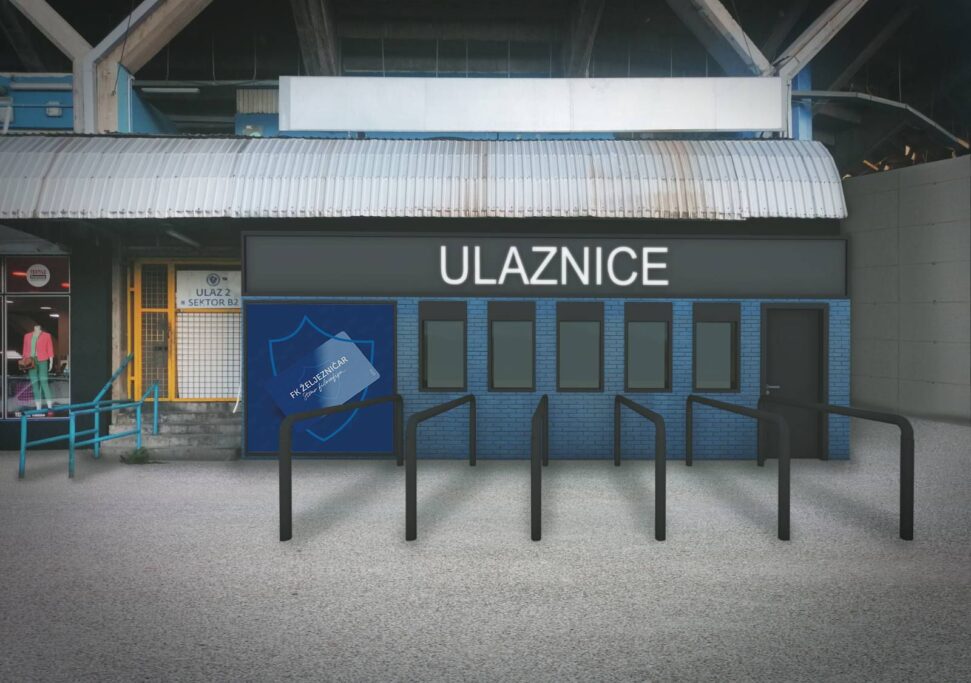 FK Željezničar raspisuje javni poziv za dostavljanje ponuda za radove na novoj biletarnici Kluba