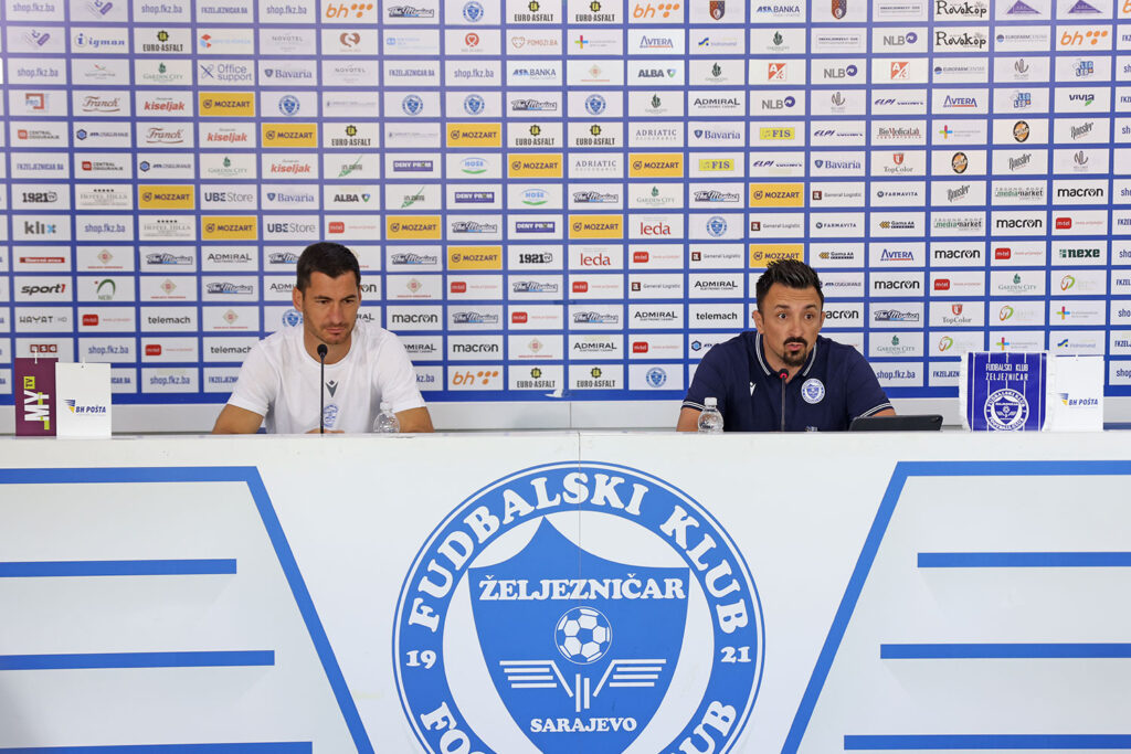 FOTO / VIDEO: Nermin Bašić i Aleksandar Kosorić najavili meč sa Dinamo Minskom