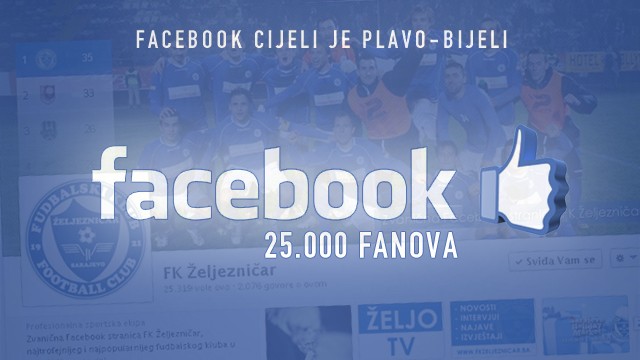 Facebook cijeli je plavo-bijeli: 25.000 fanova